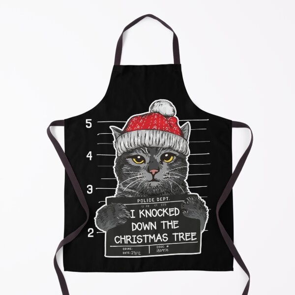 Item preview, I Knocked Down Christmas Tree - Funny Cat Christmas designed and sold by Doa-ibu.