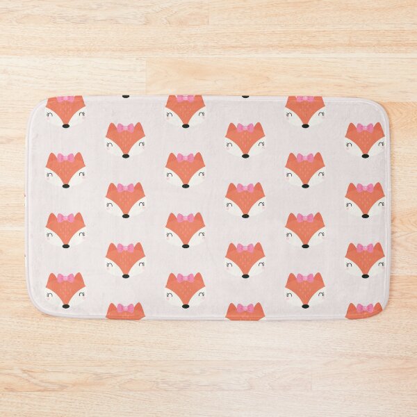 Item preview, Cute Little Fox with pink bow designed and sold by KanzanCreative.