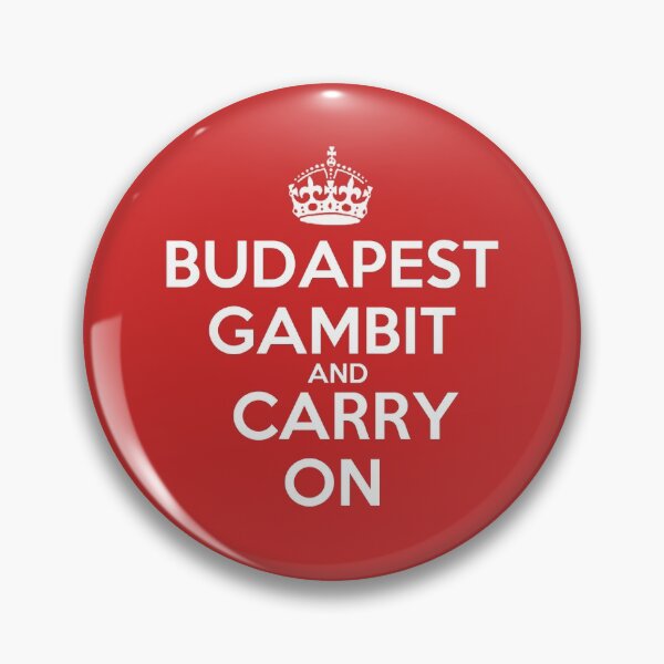 Item preview, Budapest Gambit and Carry On - Chess opening T-Shirt designed and sold by edygun.