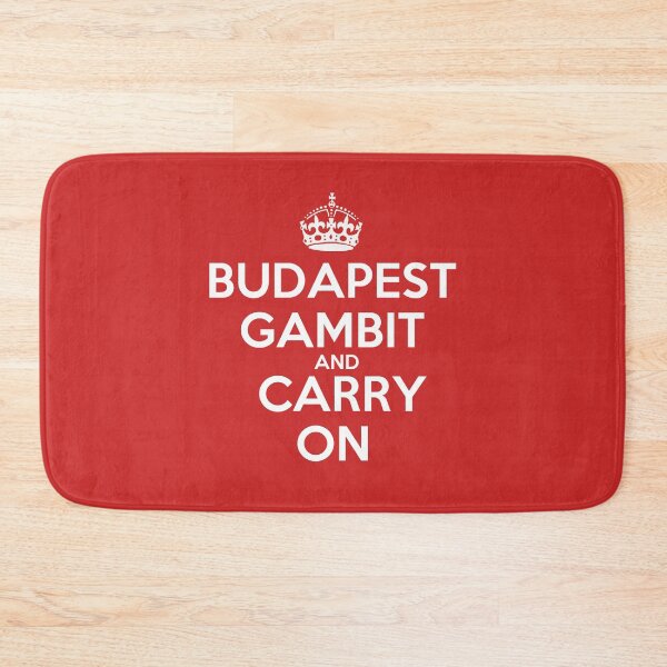 Item preview, Budapest Gambit and Carry On - Chess opening T-Shirt designed and sold by edygun.