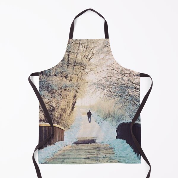 Item preview, Winter Cool vibes- falling snow and alone man designed and sold by Boss Bubble.