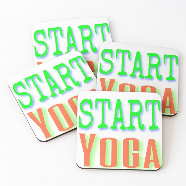 Item preview, Start Yoga print  designed and sold by 59SHOP24.