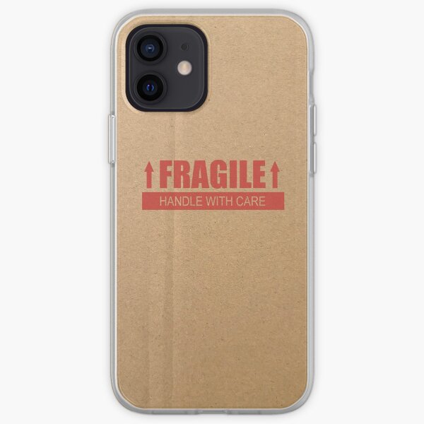 FRAGILE Handle with Care Paper Box iPhone Soft Case