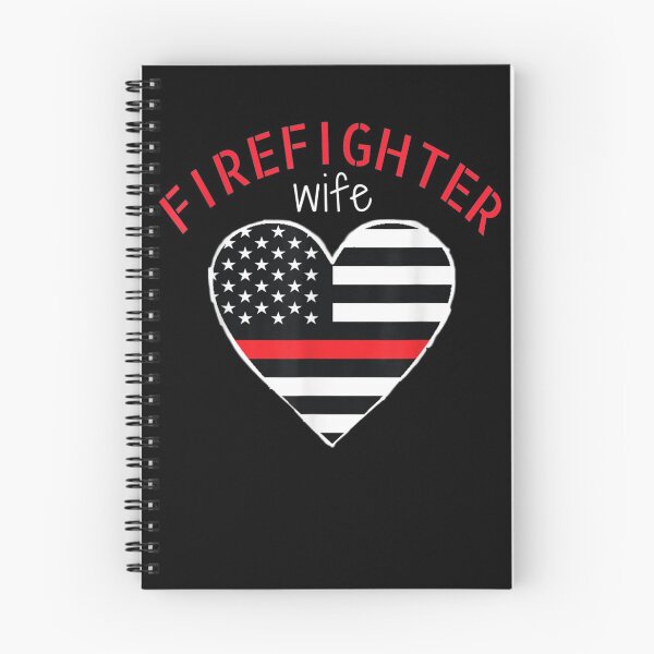 Item preview, Firefighter Wife Thin Red Line Flag Heart Flag Wives Fireman designed and sold by TheBloom98.