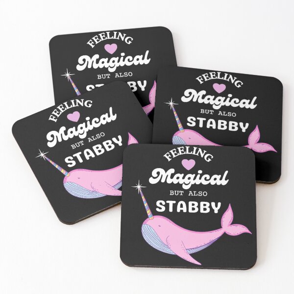 Item preview, Cute Feeling Stabby Narwhal designed and sold by Pandoras-Boxx.