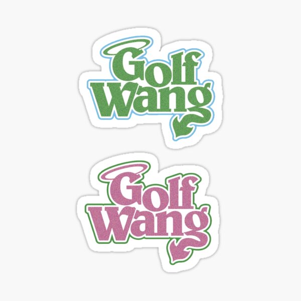paquete de pegatinas de tyler the creator gold wang Pegatina