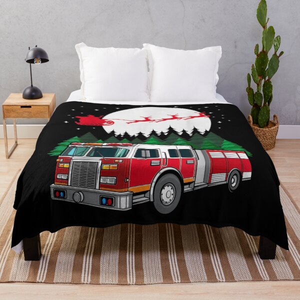 Item preview, Fireman Firetruck on Christmas Night  designed and sold by TheBloom98.