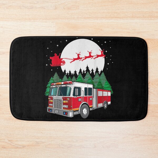 Item preview, Fireman Firetruck on Christmas Night  designed and sold by TheBloom98.