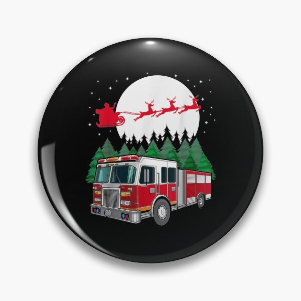 Item preview, Fireman Firetruck on Christmas Night  designed and sold by TheBloom98.