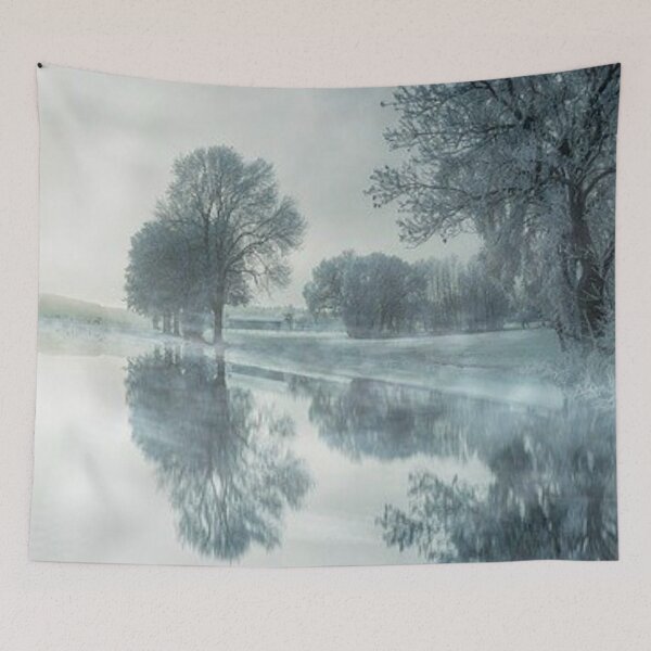 Item preview, Winter cool vibes- falling snow and garden  designed and sold by Boss  Bubble.