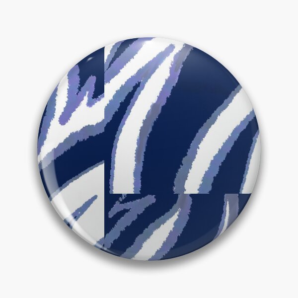 Item preview, Blue Zebra Mod Abstract Geographic Pattern designed and sold by ChromaticAddict.