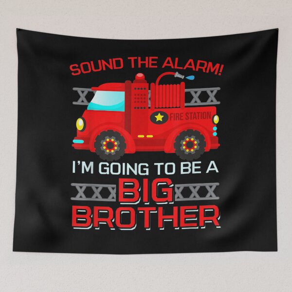 Item preview, Firetruck I'm Going To Be A Big Brother  designed and sold by TheBloom98.