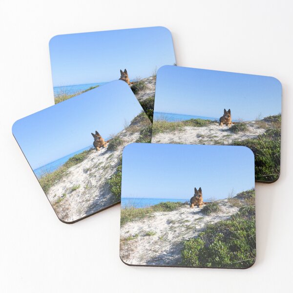 Item preview, German Shepherd at the Beach designed and sold by Nicola Morgan.