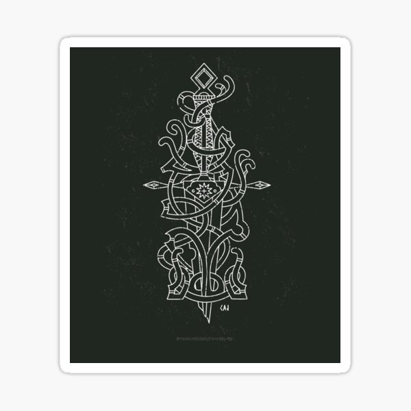 Item preview, The Shards of Narsil designed and sold by The Bearded Brush & Blade.