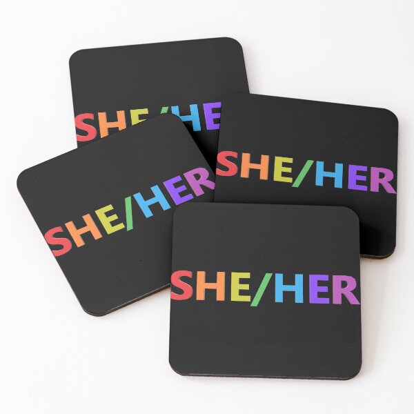 Item preview, She/Her Pronouns designed and sold by Spectrum Perspectives.