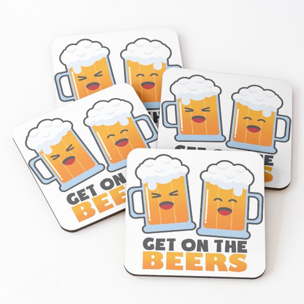 Item preview, Get On The Beers designed and sold by pintsandquarts.