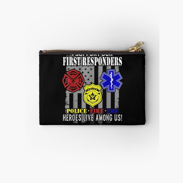 Item preview, First Responder Hero Flag EMS Police Fireman designed and sold by TheBloom98.