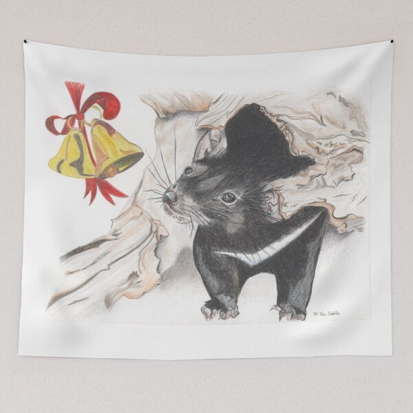 Item preview, Aussie Christmas Tassie Devil designed and sold by cardsbymel.