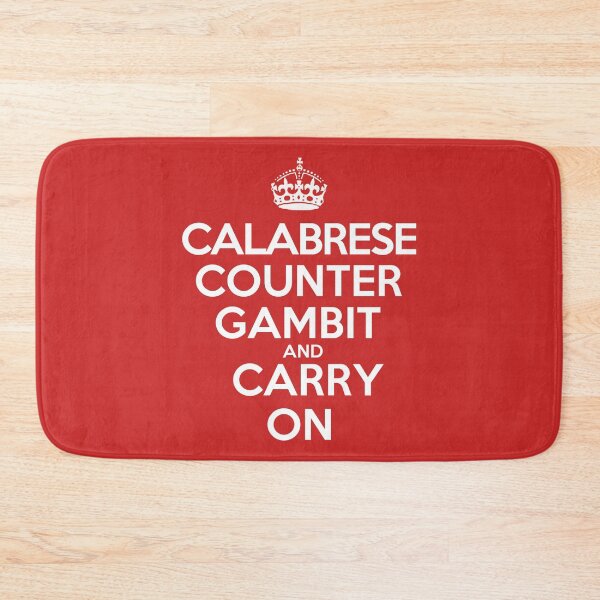 Item preview, Calabrese Counter Gambit and Carry On - Chess opening T-Shirt designed and sold by edygun.