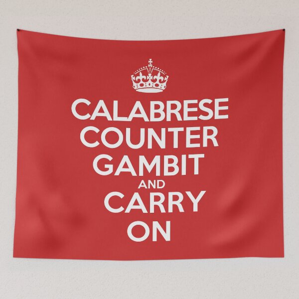 Item preview, Calabrese Counter Gambit and Carry On - Chess opening T-Shirt designed and sold by edygun.