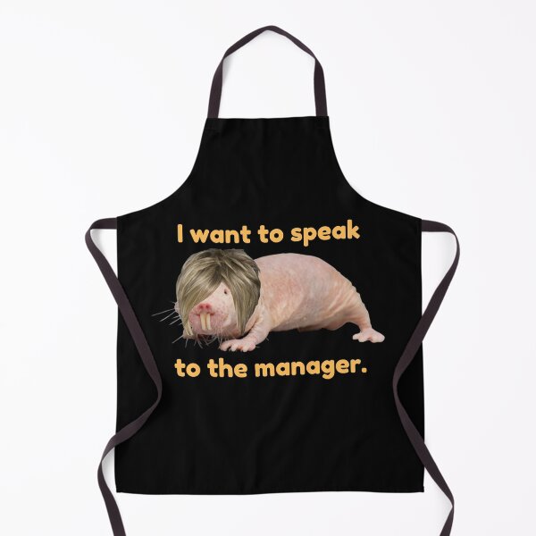 Item preview, I want to speak to the manager. - Karen naked mole rat designed and sold by Redga.