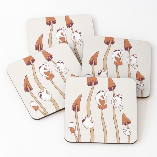 Item preview, Mushroom sloth forest designed and sold by Theysaurus.