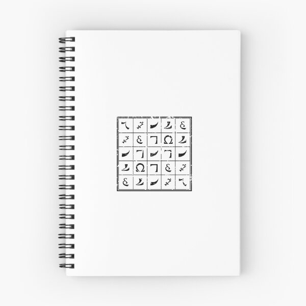 Item preview, SATOR square - Enochian (black) designed and sold by Tobias Kane.