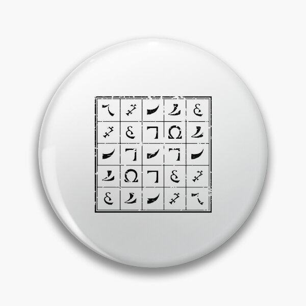 Item preview, SATOR square - Enochian (black) designed and sold by Tobias Kane.