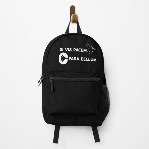 Vista previa del artículo con la obra «Si vis pacem, para bellum», diseñado y vendido por Mangonel.