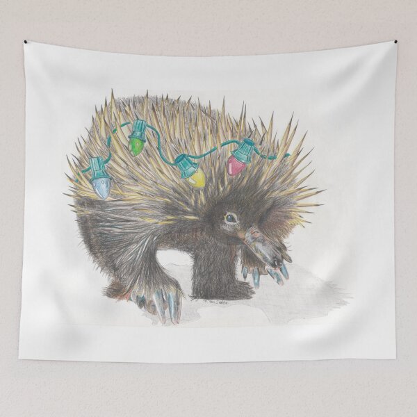 Item preview, Aussie Christmas Echidna designed and sold by cardsbymel.