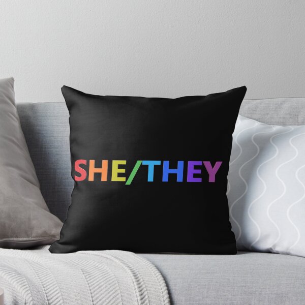 Item preview, She/They Pronouns designed and sold by Spectrum Perspectives.
