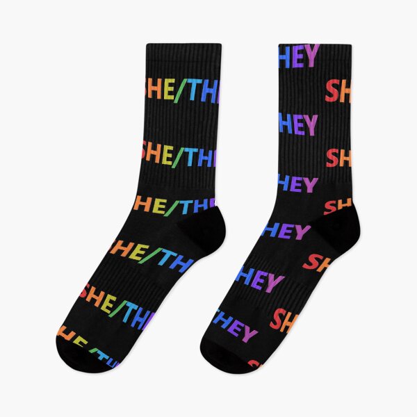 Item preview, She/They Pronouns designed and sold by Spectrum Perspectives.
