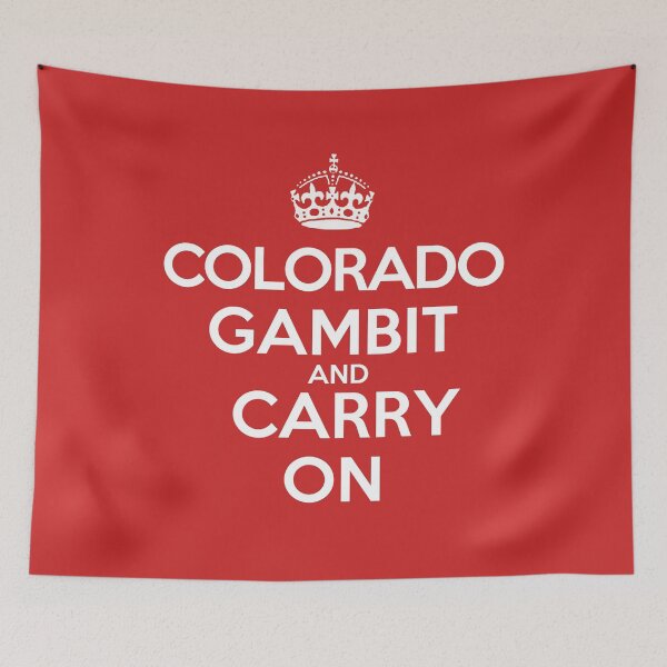 Item preview, Colorado Gambit and Carry On - Chess opening T-Shirt designed and sold by edygun.