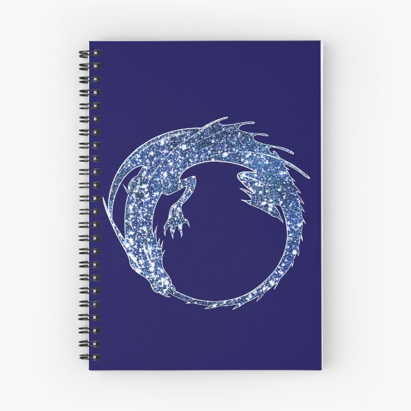 Item preview, Ouroboros. Black dragon eating its  oun tail. Mix media. designed and sold by Natalia  Tan.