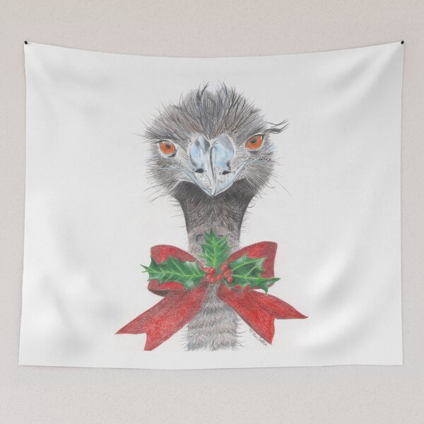 Item preview, Aussie Christmas Emu designed and sold by cardsbymel.