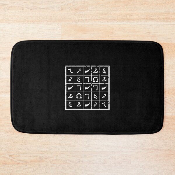 Item preview, SATOR square - Enochian (white) designed and sold by Tobias Kane.