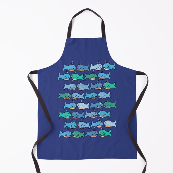 Item preview, Cute and Colorful Whale Pattern (blue) designed and sold by Davey's Designs.