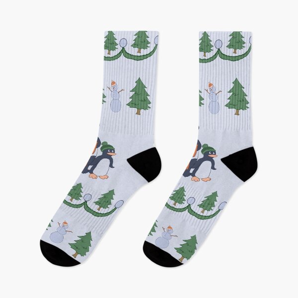 Item preview, The Penguin and the Panda Holiday Pattern designed and sold by ERNorman.