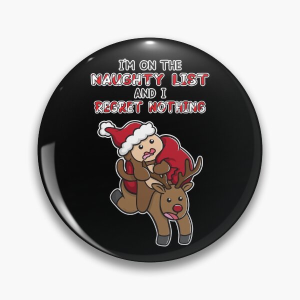 Item preview, I'm on the Naughty List and I Regret Nothing Funny Christmas Shirt Rudolph Reindeer, Ooptee Monkey designed and sold by OopteesLydia.
