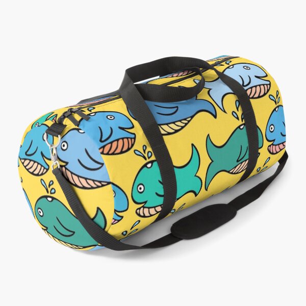 Item preview, Cute and Colorful Whale Pattern (yellow) designed and sold by Davey's Designs.