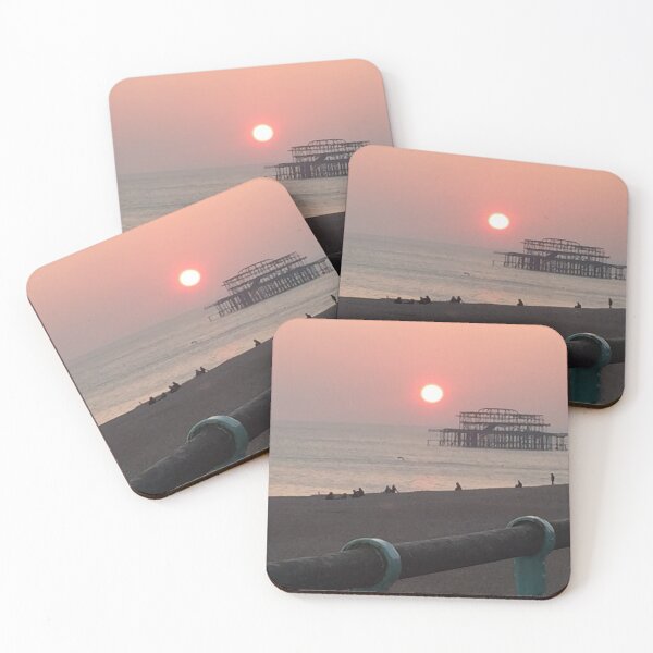 Item preview, Brighton Beach at Sunset designed and sold by Bucklandcrafts.