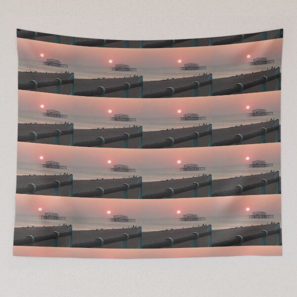 Item preview, Brighton Beach at Sunset designed and sold by Bucklandcrafts.