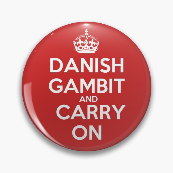 Item preview, Danish Gambit and Carry On - Chess opening T-Shirt designed and sold by edygun.