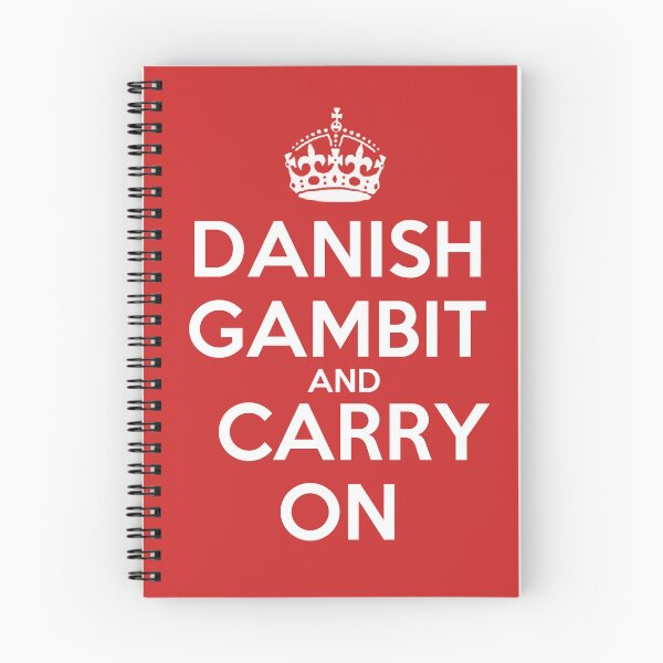 Item preview, Danish Gambit and Carry On - Chess opening T-Shirt designed and sold by edygun.
