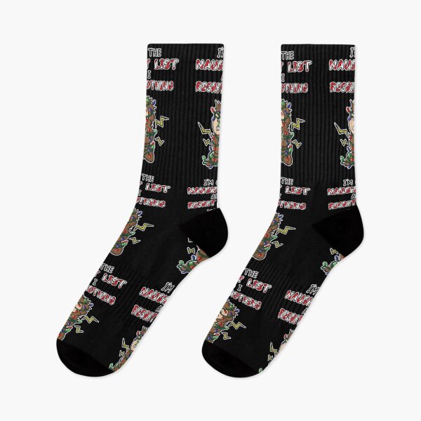 Item preview, I'm on the Naughty List and I Regret Nothing Funny Christmas Shirt Lights, Ooptee Monkey designed and sold by OopteesLydia.
