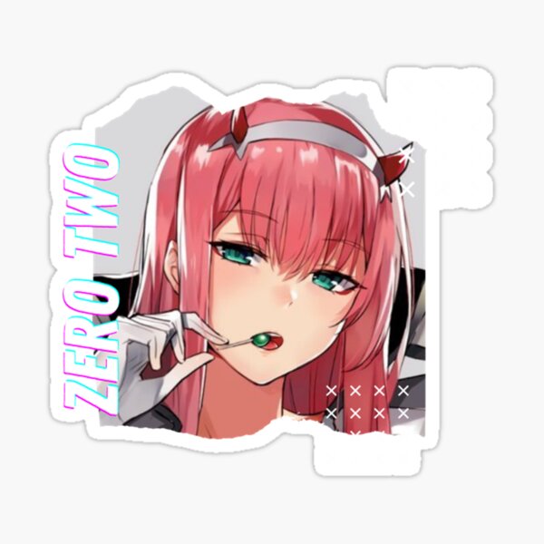 cute Zero two - Darling in the Franxx Sticker for Sale by Kami-Anime