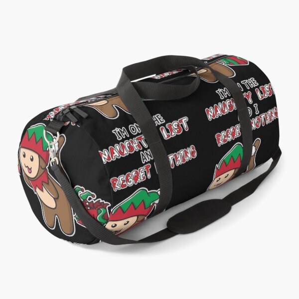 Item preview, I'm on the Naughty List and I Regret Nothing Funny Christmas Shirt, Grumpy Elf, Ooptee Monkey designed and sold by OopteesLydia.
