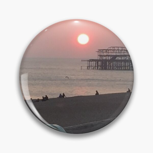 Item preview, Brighton Beach at Sunset designed and sold by Bucklandcrafts.