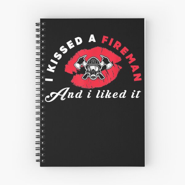 Item preview, I Kissed Fireman And I Liked It Wife Girlfriend Firefighting designed and sold by TheBloom98.