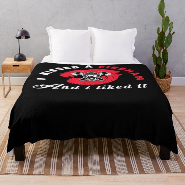Item preview, I Kissed Fireman And I Liked It Wife Girlfriend Firefighting designed and sold by TheBloom98.